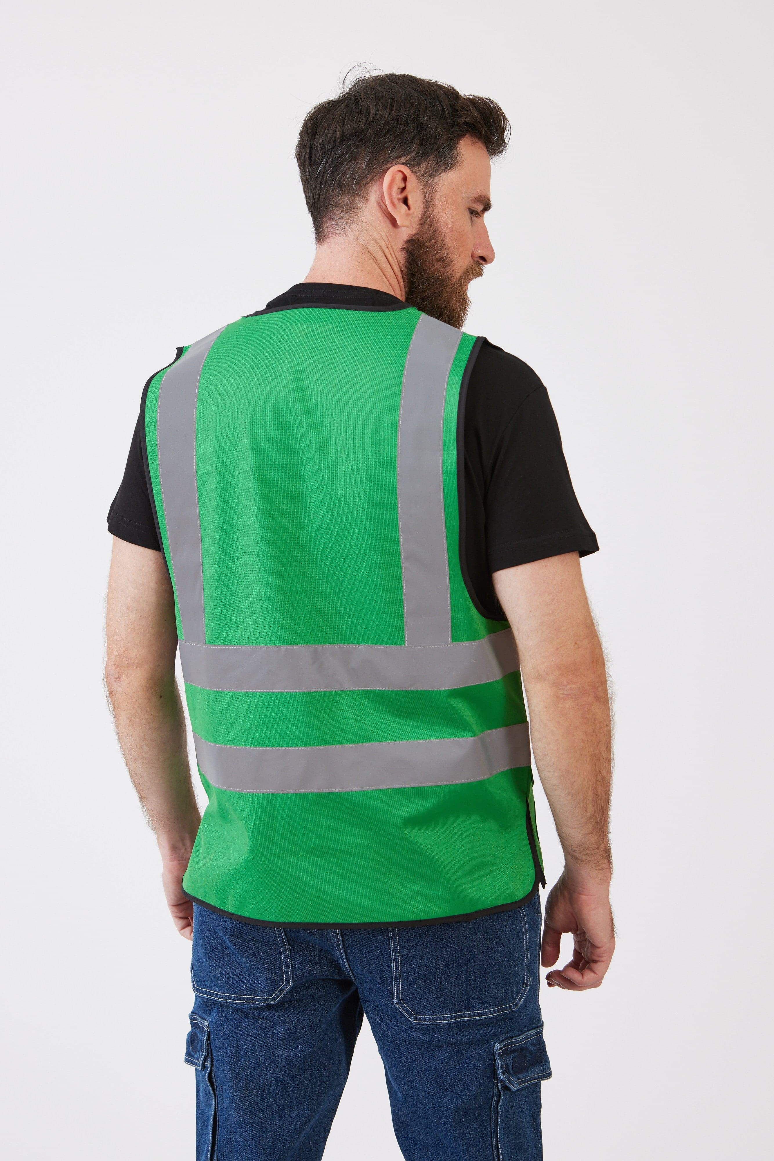 וסט זוהר ASSISTANT - ירוק - Image 4